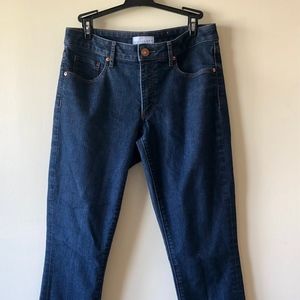 Loft CURVY High Waisted Skinny Jeans, Size 28